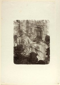Mercato tessile, Cracovia, da Au Pied du Sinaï da Henri de Toulouse-Lautrec