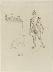 Il domatore di animali davanti al tribunale da Henri de Toulouse-Lautrec