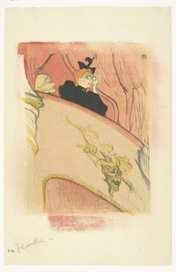 La scatola con la maschera dorata da Henri de Toulouse Lautrec