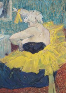 La clownessa Cha-U-Kao in un tutù da Henri de Toulouse Lautrec