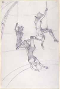 Il Trapezio Volante da Henri de Toulouse Lautrec