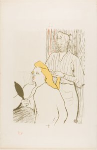Il parrucchiere, Programma per il Théâtre Libre da Henri de Toulouse-Lautrec