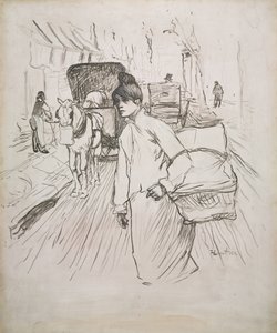 La lavandaia da Henri de Toulouse-Lautrec