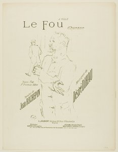 Il pazzo, da Mélodies de Désiré Dihau da Henri de Toulouse-Lautrec