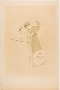 La modista, Renée Vert da Henri de Toulouse-Lautrec