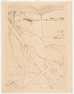 La passeggera del 54 da Henri de Toulouse-Lautrec