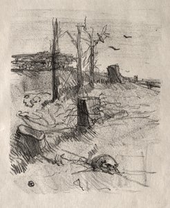 Un cimitero in Galizia da Henri de Toulouse-Lautrec