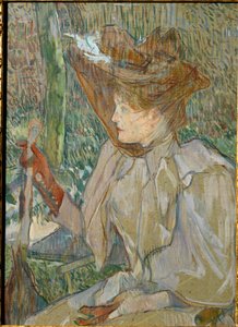 Donna con guanti da Henri de Toulouse-Lautrec