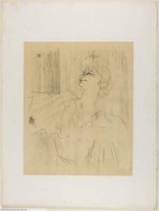 Yvette Guilbert—A Menilmontant de Bruant, da Yvette Guilbert da Henri de Toulouse-Lautrec