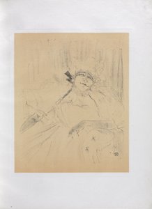 Yvette Guilbert-Serie Inglese: Canzone Antica da Henri de Toulouse-Lautrec