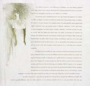 Yvette Guilbert - Serie Francese: N. 3 da Henri de Toulouse-Lautrec
