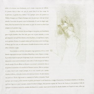 Yvette Guilbert - Serie Francese: N. 5 da Henri de Toulouse-Lautrec