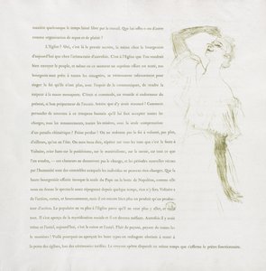 Yvette Guilbert - Serie Francese: N. 7 da Henri de Toulouse-Lautrec