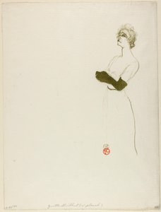 Yvette Guilbert da Henri de Toulouse-Lautrec