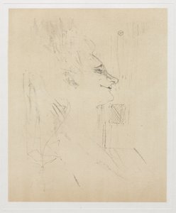Yvette Guilbert Intossicata da Henri de Toulouse-Lautrec