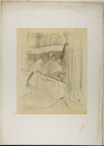 Yvette Guilbert che Fa un Inchino, da Yvette Guilbert da Henri de Toulouse-Lautrec