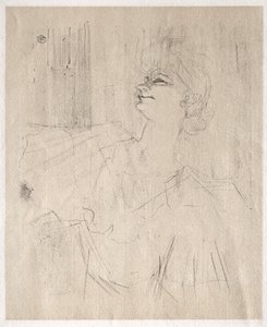 Yvette Guilbert: a Ménilmontant, di Bruant da Henri de Toulouse-Lautrec
