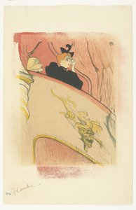 La Loge au Mascaron doré da Henri de Toulouse Lautrec (signed by artist)