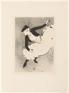 Ritratto della cantante Edmée Lescot (Le cafe concert) da Henri de Toulouse Lautrec (signed by artist)