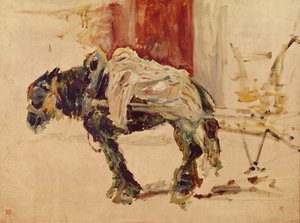 Un cavallo da tiro a Céleyran da Henri de Toulouse Lautrec