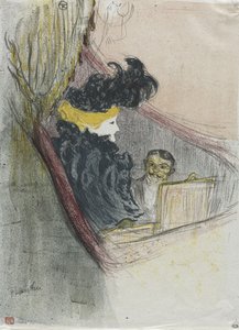 Un idillio principesco, Clara Ward, 1897 da Henri de Toulouse Lautrec