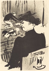 Una spettatrice da Henri de Toulouse Lautrec