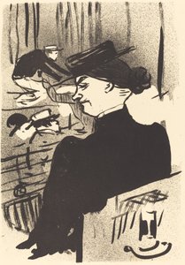 Una spettatrice, 1893 da Henri de Toulouse Lautrec