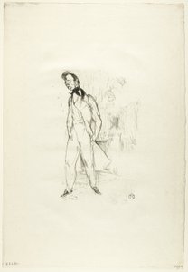 Adolphe ou Le Jeune Homme Triste da Henri de Toulouse Lautrec
