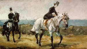 Amazzone seguita dal suo groom da Henri de Toulouse Lautrec