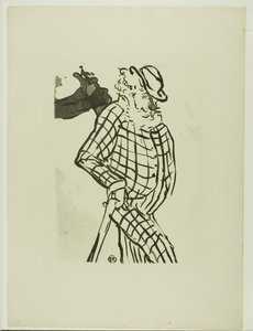 Cantante americano, da Le Café-Concert da Henri de Toulouse Lautrec