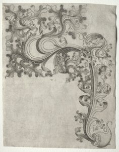 Un ornamento a foglia di quercia da Henri de Toulouse Lautrec