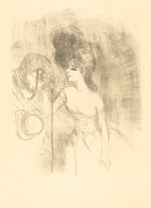 Anna Held e Baldy (Anna Held et Baldy) da Henri de Toulouse Lautrec
