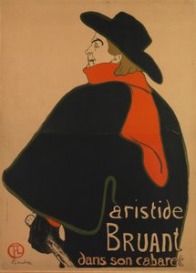 Aristide Bruant, al suo cabaret