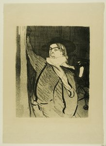 Aristide Bruant, da Le Café-Concert da Henri de Toulouse Lautrec