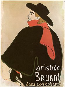 Aristide Bruant nel suo cabaret, manifesto