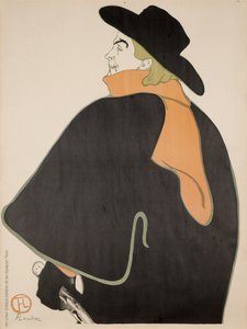 Aristide Bruant nel suo cabaret