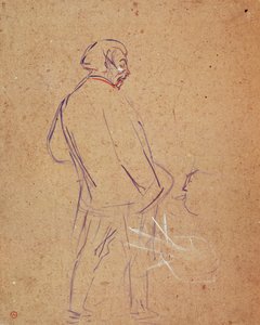 Aristide Bruant che canta nel suo cabaret da Henri de Toulouse Lautrec