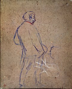 Aristide Bruant che canta nel suo cabaret da Henri de Toulouse Lautrec