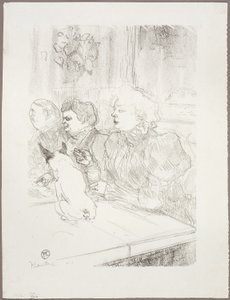 A La Souris, Madame Palmyre da Henri de Toulouse Lautrec