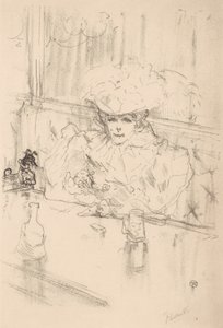 Alla Brasserie Hanneton, 1898 da Henri de Toulouse Lautrec