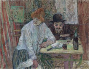 Al Café La Mie da Henri de Toulouse Lautrec