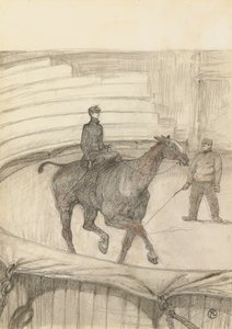 Al circo: Prova, 1899 da Henri de Toulouse Lautrec