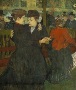 Al Moulin-Rouge. Le due ballerine da Henri de Toulouse Lautrec