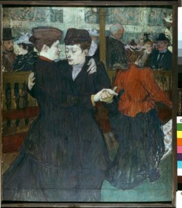 Al Moulin-Rouge. Le due ballerine da Henri de Toulouse Lautrec