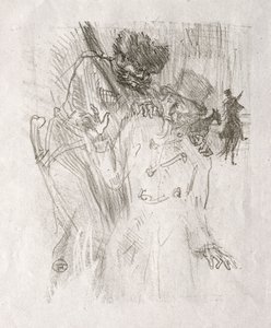 Ai piedi del Sinai: Arresto di Schlomé Fuss da Henri de Toulouse Lautrec