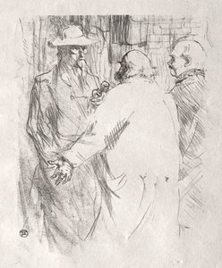 Ai piedi del Sinai: Clemenceau a Busk, 1898 da Henri de Toulouse Lautrec