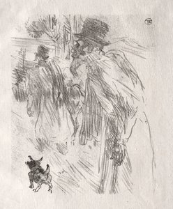 Ai piedi del Sinai: Gli ebrei polacchi, Carlsbad da Henri de Toulouse Lautrec
