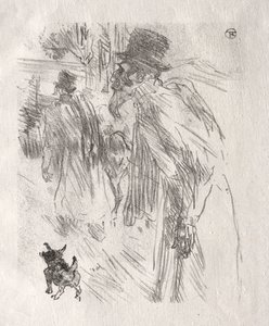 Ai piedi del Sinai: Gli ebrei polacchi, Carlsbad, 1898 da Henri de Toulouse Lautrec