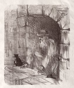 Ai piedi del Sinai: Una Retrobottega a Cracovia da Henri de Toulouse Lautrec
