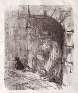 Ai piedi del Sinai: Una retrobottega a Cracovia, 1898 da Henri de Toulouse Lautrec